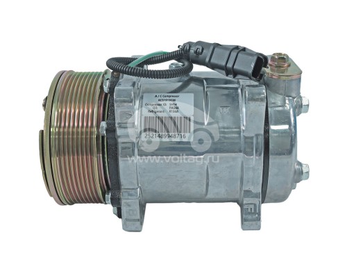 Компрессор JAC N75, N80, N90, N120 КАМАЗ Компас-9/12 кондиционера KRAUF