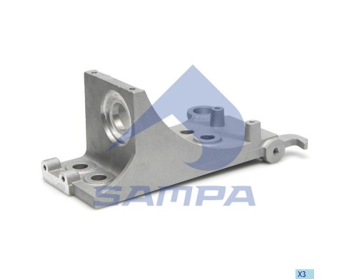 Кронштейн бампера DAF XF95, 105 переднего левый SAMPA