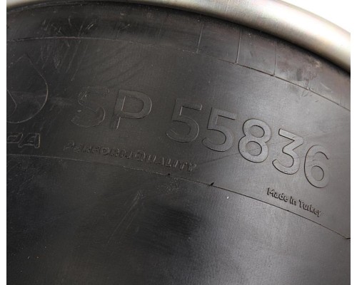 Пневморессора DAF (металлический стакан) (3 шп. M10мм, 2 штуц. M16х1.5мм) SAMPA