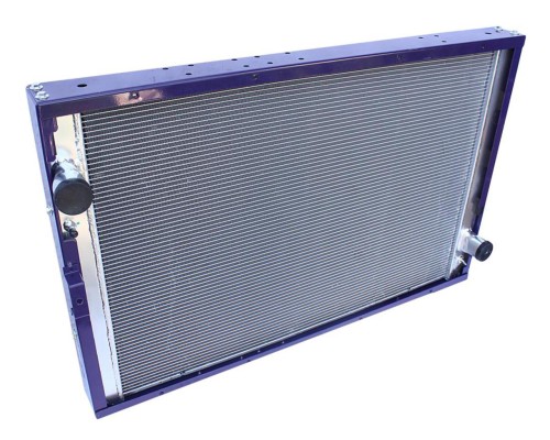 Радиатор КАМАЗ-5460, 43502, 6460, 6520, 6522, 65225, 65604, 7360 алюминиевый 2-х рядный LUZAR