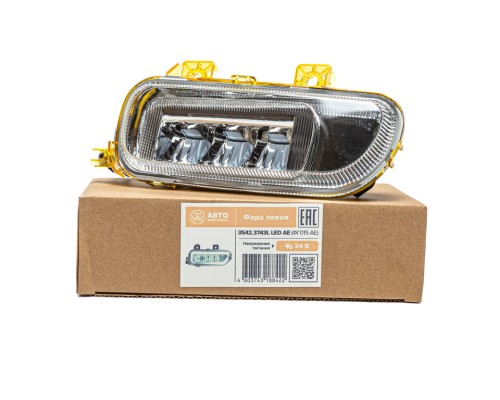 Фара противотуманная КАМАЗ-5490, MERCEDES Axor левая LED AVTOELECTRICA