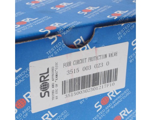 Клапан ЗИЛ, КАМАЗ, МАЗ защитный четырехуровневый SORL