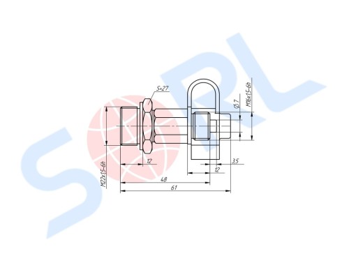 Клапан ЗИЛ, КАМАЗ, МАЗ контрольного вывода SORL