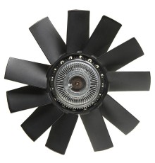 Вентилятор ГАЗ-3302 дв.CUMMINS ISF 2.8, ШТАЙЕР в сборе с муфтой (с ГУР) d=380мм (левое вращ.) PRAVT