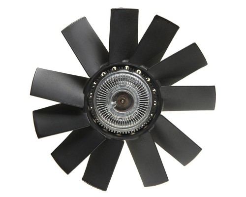 Вентилятор ГАЗ-3302 дв.CUMMINS ISF 2.8, ШТАЙЕР в сборе с муфтой (с ГУР) d=380мм (левое вращ.) PRAVT