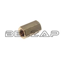 Переходник тормозных трубок 3/8X24UNF L=30мм S=13