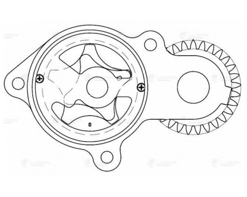 Насос масляный ЯМЗ-534 LUZAR