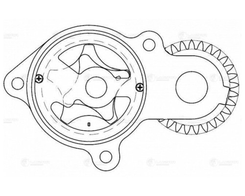 Насос масляный ЯМЗ-536 LUZAR