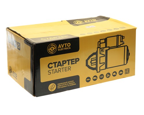 Стартер МТЗ-80, 82, ГАЗ, ПАЗ дв.ММЗ-Д240, 245, 260 12В 3.6кВт AVTOELECTRICA
