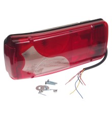 Фонарь задний MAN ТGA левый (белый) с жгутом ТЕХАВТОСВЕТ