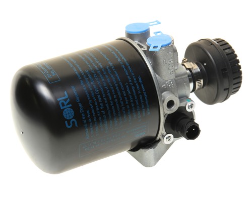 Осушитель воздуха МАЗ, КАМАЗ, ПАЗ(АВРОРА), ЛИАЗ (24V,  3 выхода) SORL