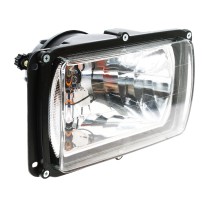 Фара ГАЗ-3102, КАМАЗ, МАЗ, УАЗ-3160 (без лампы) с корректором,  Н/О,  с гладким стеклом