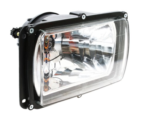 Фара ГАЗ-3102, КАМАЗ, МАЗ, УАЗ-3160 (без лампы) с корректором,  Н/О,  с гладким стеклом