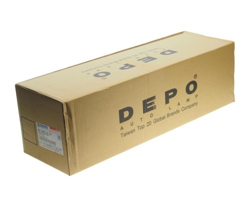 Фонарь задний MERCEDES Actros левый (525х140мм) АМР разъем сбоку DEPO