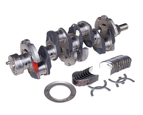 Вал коленчатый ЗИЛ-5301, ПАЗ в сборе с вкладышами в упаковке , ЕВРО-2, под 2 шпонки (7 отверстий) ММЗ