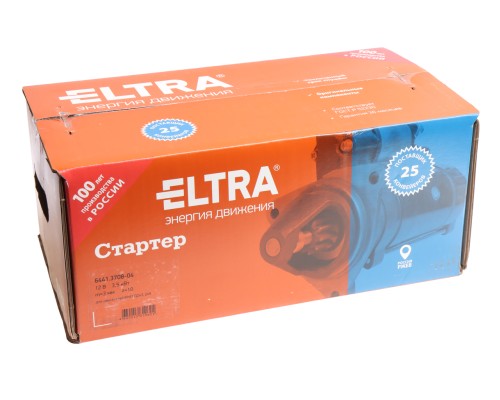Стартер МТЗ-80, 82, ГАЗ, ПАЗ дв.ММЗ-Д240, 245, 260 12В 3, 5кВт ELTRA