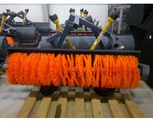 Щетка коммунальная МТЗ-80, 82, 1221 усиленная,  литой редуктор,  колеса 5.00х10 (60-100 л.с.) С/О САЛЬСК