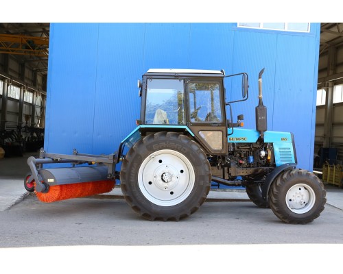 Щетка коммунальная МТЗ-80, 82, 1221 усиленная,  литой редуктор,  колеса 5.00х10 (60-100 л.с.) С/О САЛЬСК