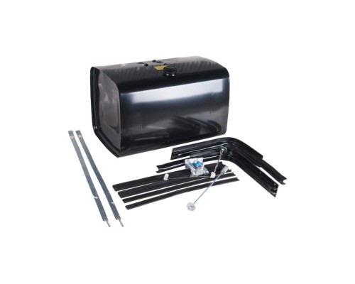 Бак топливный КАМАЗ 400л (650х650х1090) с комплектом для установки+РТИ БАКОР