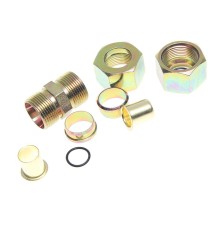 Ремкомплект трубки тормозной пластиковой d=18х1.0 (2гайки, 2штуцера, 2втулки, преходник-трубка)