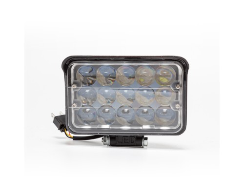 Фара рабочего света прямоуг. 170х110х66 45Вт 15 светодиодов рассеян. свет линзованная AVTOELECTRICA