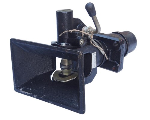 Крюк КАМАЗ-ЕВРО, УРАЛ буксирный 21-202 Н/О усиленный, облегченный в сборе (беззазорная сцепка) БААЗ