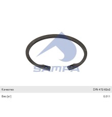 Кольцо стопорное MERCEDES маховика (62/66.2x2) SAMPA