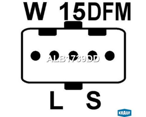 Генератор КАМАЗ-5490 MERCEDES Actros, Atego, Axor дв.OM457LA шкив 9 ручьев 28В 100А KRAUF