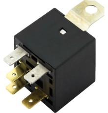 Реле электромагнитное 12V 5-ти контактное 50А замыкающее с кронштейном ЭМИ