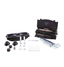 Колодки тормозные MERCEDES Atego MAN TGL ГАЗ-33104 передние/задние дисковые (4шт.) SORL