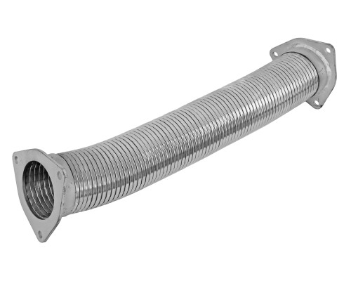 Металлорукав МАЗ-509, КРАЗ-255 в сборе d=80мм L=536мм (нержавеющая сталь 304) ГС