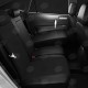 Авточехлы ГАЗель Next (3 высоких) экокожа-жаккард черные комплект AVTOLIDER