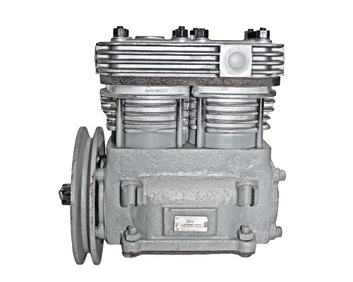 Компрессор МАЗ, УРАЛ, ЛиАЗ, ИКАРУС (2 цилиндровый) жид. охлаж. шкив 172мм 320л/мин. БЗА №