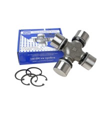 Крестовина КАМАЗ-ЕВРО, МАЗ вала карданного большая в сборе (50х155мм) (стопорные кольца) усилен. УКД