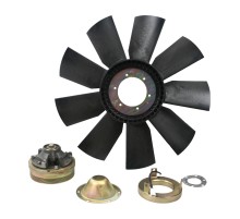Вентилятор КАМАЗ-ЕВРО 660мм с электромагнитной муфтой в сборе (дв.740.30, 31 до 2007 г.) ТЕХНОТРОН