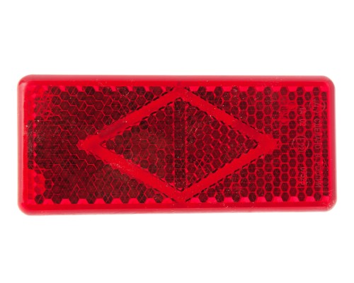 Катафот ГАЗ-3302 красный 121х52 (рисунок ромб,  крепление 1 винт) АЭК