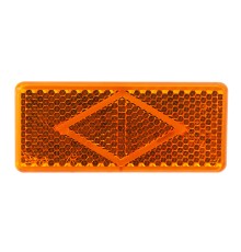 Катафот ГАЗ-3302 желтый 121х52 (рисунок ромб,  крепление 1 винт) АЭК