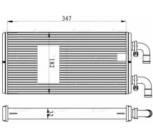 Радиатор отопителя УРАЛ-6370 в сборе LUZAR
