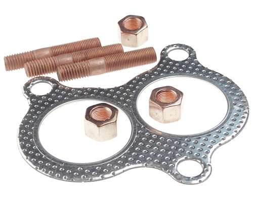 Прокладка ГАЗ-3302 дв.УМЗ-4216 ЕВРО-3 трубы приемной комплект (прокл., шпильки, гайки) КВАДРАТИС