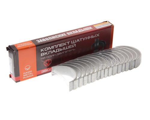 Вкладыши КАМАЗ шатунные Р3 ЕВРО-3, 4, 5 d= 85, 521 ДАЙДО МЕТАЛЛ РУСЬ