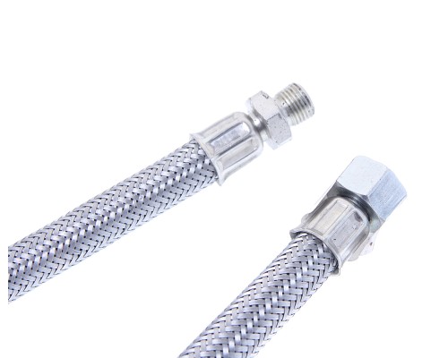 Шланг тормозной КАМАЗ-5320 в оплетке L=636мм (гайка-штуцер М20хМ16) ТМК