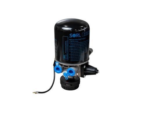 Осушитель воздуха МАЗ, КАМАЗ, ПАЗ, ЛИАЗ (24V,  4 выхода) SORL