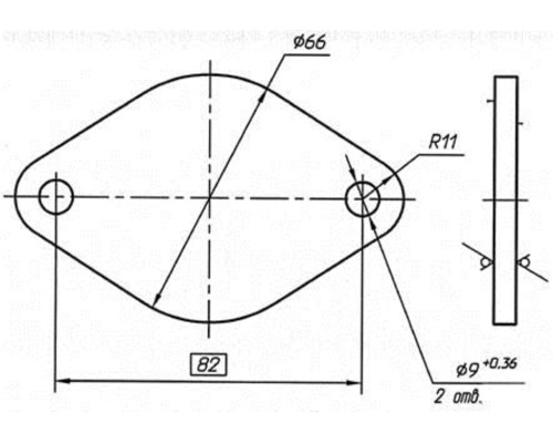 Заглушка ЯМЗ-534 водяного канала АВТОДИЗЕЛЬ