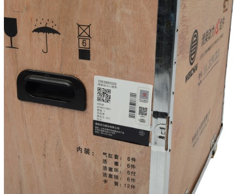 Группа поршневая SHACMAN SHAANXI дв.WP12 в упаковке (комплект 6шт.) OE