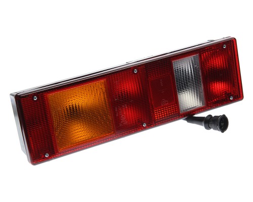 Фонарь задний КАМАЗ, МАЗ, УРАЛ левый с проводом (без лампы) РУДЕНСК