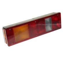 Фонарь задний КАМАЗ, МАЗ, УРАЛ левый с доб.указателем байонетный разъем (боковой) (без лампы) РУДЕНСК