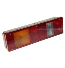 Фонарь задний КАМАЗ, МАЗ, УРАЛ левый с доб.указателем байонетный разъем (боковой) (без лампы) РУДЕНСК