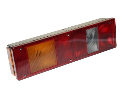 Фонарь задний КАМАЗ, МАЗ, УРАЛ левый с доб.указателем байонетный разъем (боковой) (без лампы) РУДЕНСК