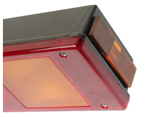 Фонарь задний КАМАЗ, МАЗ, УРАЛ левый с доб.указателем байонетный разъем (боковой) (без лампы) РУДЕНСК