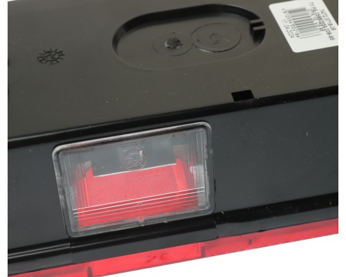 Фонарь задний КАМАЗ, МАЗ, УРАЛ левый с доб.указателем байонетный разъем (боковой) (без лампы) РУДЕНСК